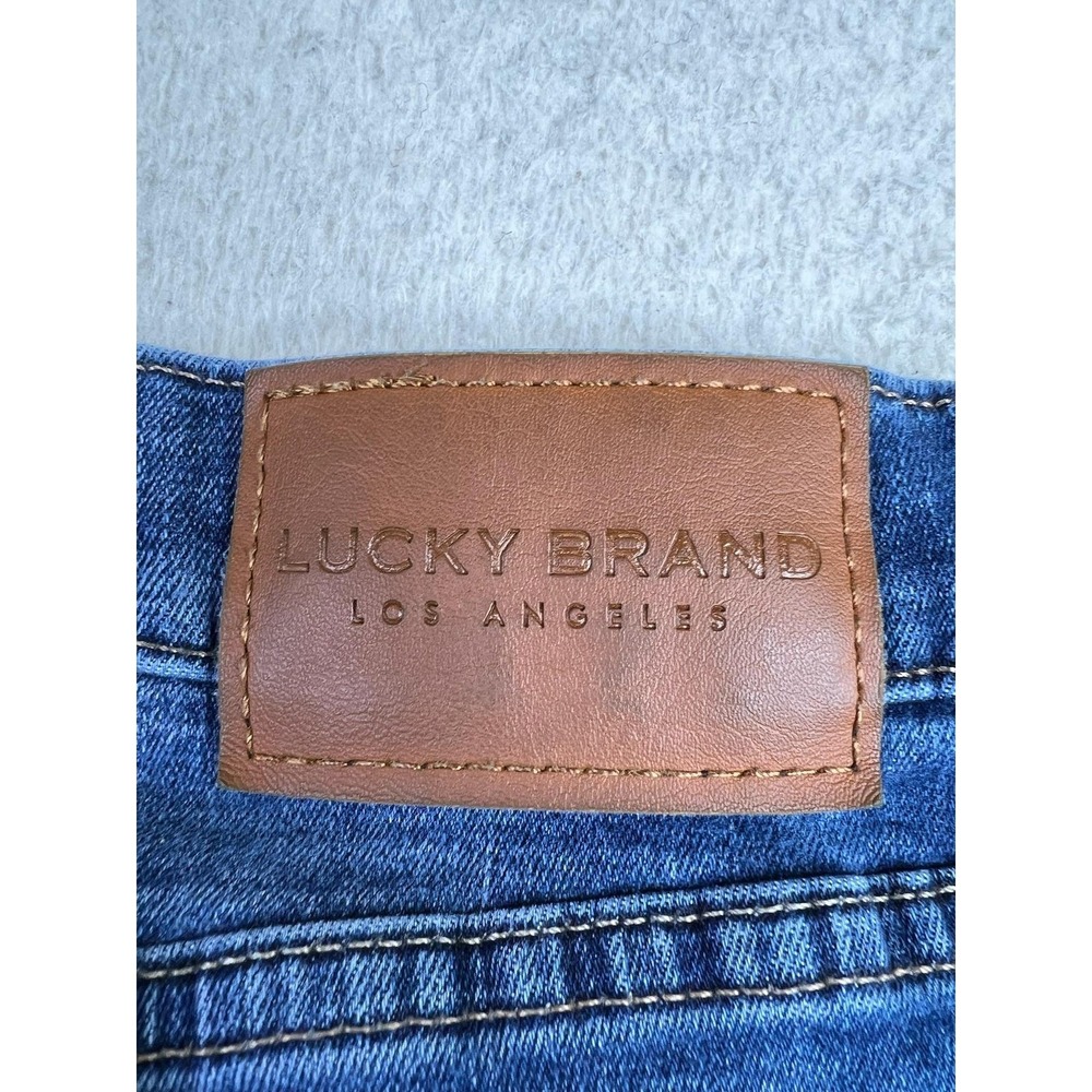 Lucky Brand Mid Rise Skinny Ava Ankle Jeans Womens 10/30 Blue Stretch Denim - Picture 3 of 16